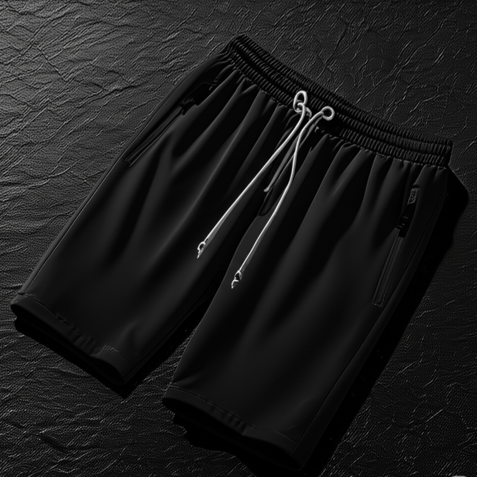 Combo of 4 Men's Stretchable Cotton Shorts (Grey, White, Black, Navy Blue)