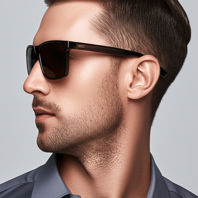 Polarized Retro Square Sunglasses – Classic Cool Meets Modern Vision