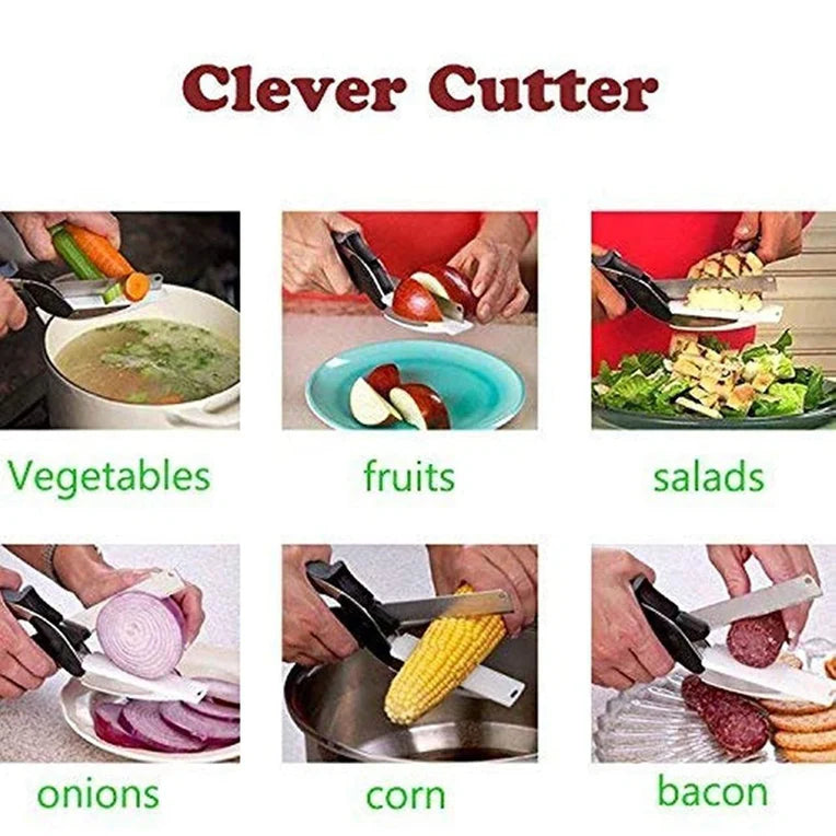4 in 1 Stainless Steel Multi Functional Kitchen Vegetable Clever Cutter