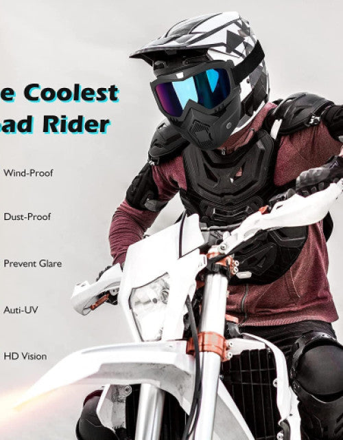 Bike Riders Mask Protective Goggles Bike Face Mask Bike Face Shield