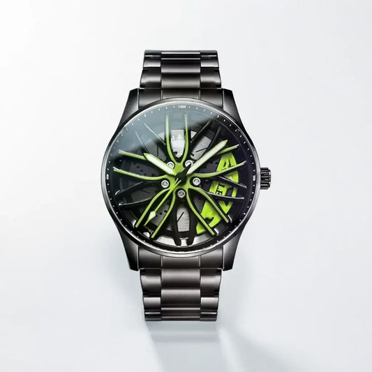 ESPORT Car Wheel Watch (GREEN)