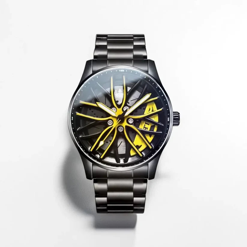 ESPORT Car Wheel Watch (YELLOW)