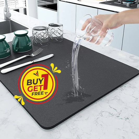 Quick-Drying Kitchen Mat - Pack of 2